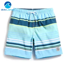 Gailang Брендовые мужские пляжные шорты-бермуды Модные мужские купальники мужские пляжные шорты Плавки повседневные быстросохнущие пляжные шорты