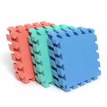 Безопасный 9 шт Блокировка игровой коврик EVA пены коврик головоломка плитка игрушки для детей