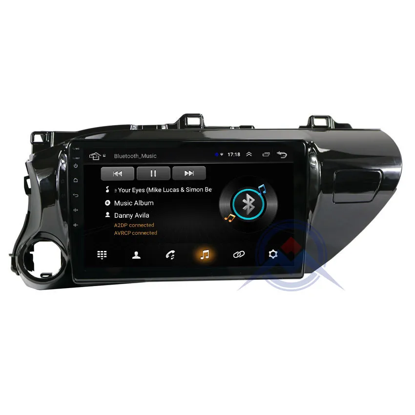 Best ZOHANAVI 10.1 inch Android Car radio for TOYOTA Hilux 2017 2018 Car DVD GPS Navigation Video Radio Multimedia Stereo player 4