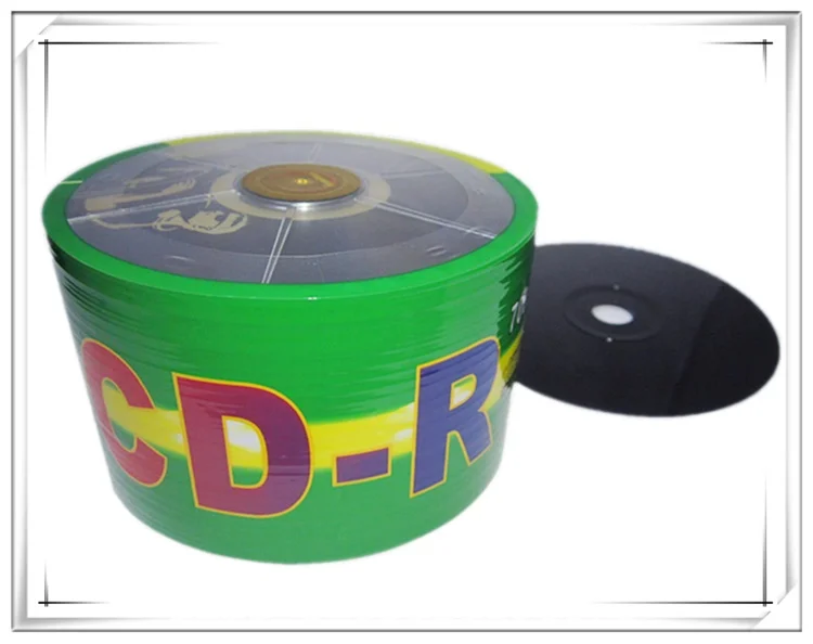 50 дисков класса A 700 MB пустой DJ черный Печатный CD-R диск