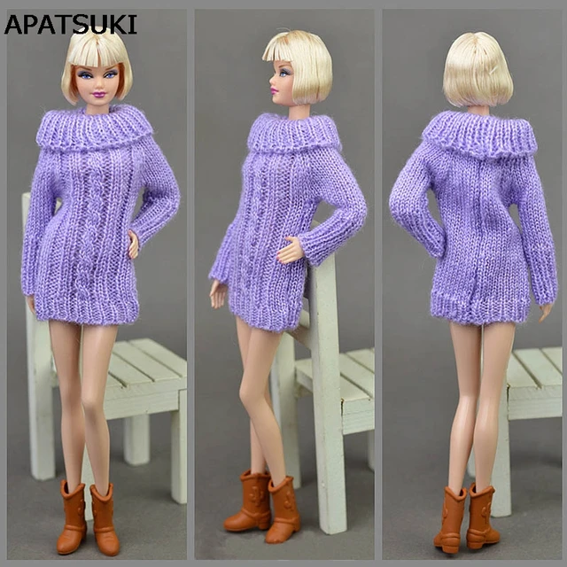 Purple Accessories Dress