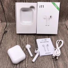 Mini I11 TWS Bluetooth 5 0 Headset Wireless Double Calls Smart Earphone Wireless Charging for IPhone