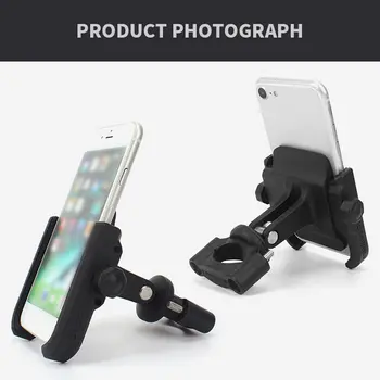 

Universal Motorcycle Motorbike Stand Rotatable Motorbicycle Bracket Phone Mount Bike Bicycles Mobile Phone Navigation Holder