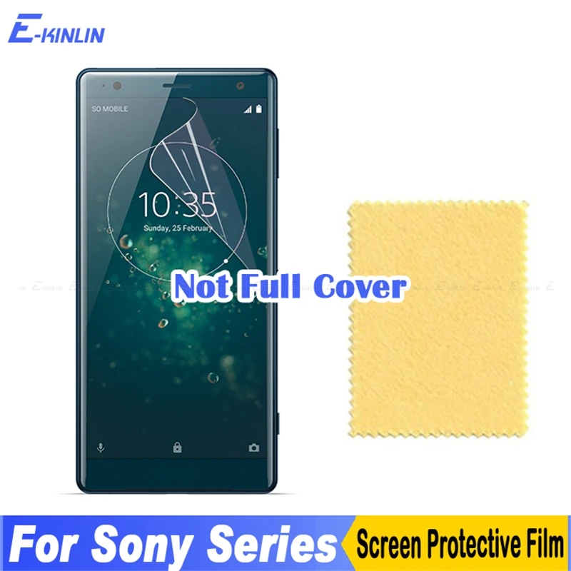 

HD Clear Transparent Front Screen Protector Display Protective Film For Sony Xperia XZ3 XA2 Plus XZ2 Premium Compact