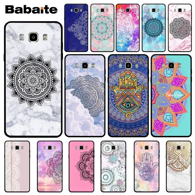 Чехол для телефона Babaite с цветочным принтом мандалой популярной надписью We Heart It