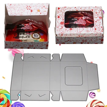 

Gift Box Bag Metal Cutting Dies Stencils for DIY Stamp Scrapbooking Christmas Greeting Cards Decorative Making Embossing Plate