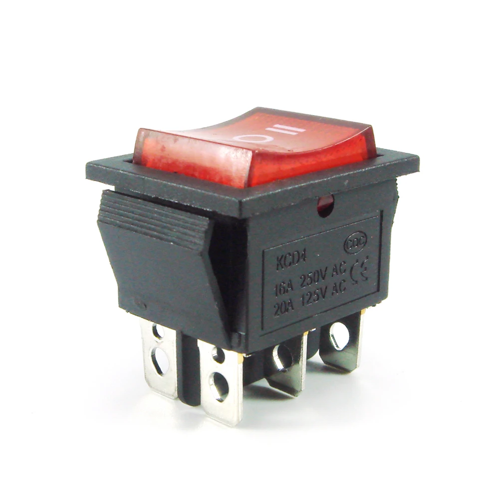 1 piece Pushbutton Switches 16A 125//250VAC Off-On 1 Pole