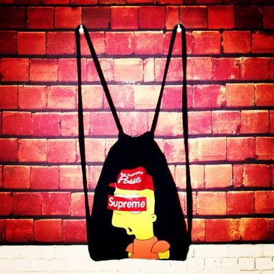 supreme drawstring bag