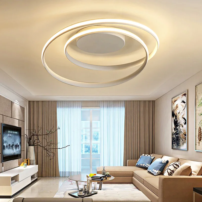 

Remote Control 220V 46CM 3 Colors LED Living Room Ceiling Light Solid Creativity Design Home Lights Bulds Lamp