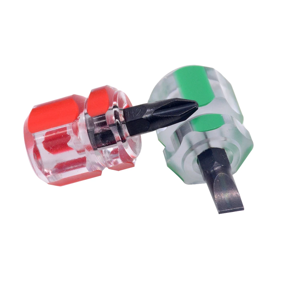 Красный зеленый отвертка мини маленькая портативная редиска Отвертка прецизионная прозрачная ручка ремонт ручные инструменты