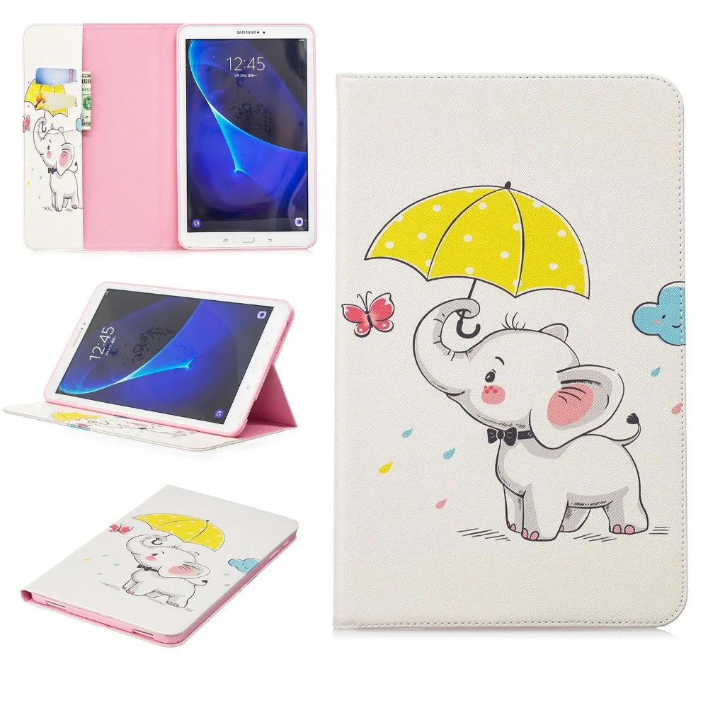 Чехол для планшета Samsung Galaxy Tab A 10 1 дюйма 2016 T585 T580 T580N|Чехлы планшетов и электронных
