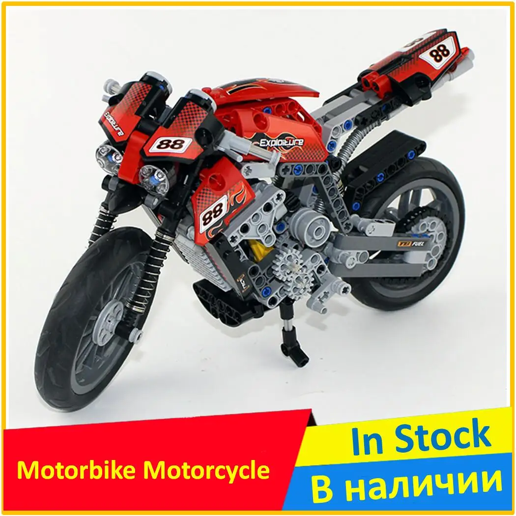 

Motorbike Motorcycle 3353 Building Blocks Model Compatible legoes with Tenic Model Toys For Children