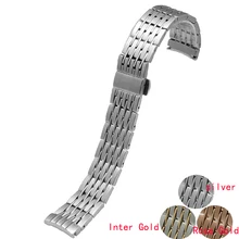 20mm Watchband Stainless Steel Curved End Brushed Watch Belt Bracelet For O-m-e-g-a Free Shipping
