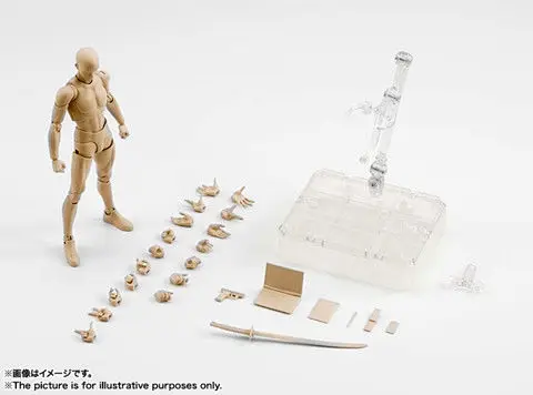E SHF BODY KUN/Боди CHAN BODY-chan body-kun серый цвет Ver. Черная ПВХ фигурка Коллекционная модель игрушки - Цвет: E