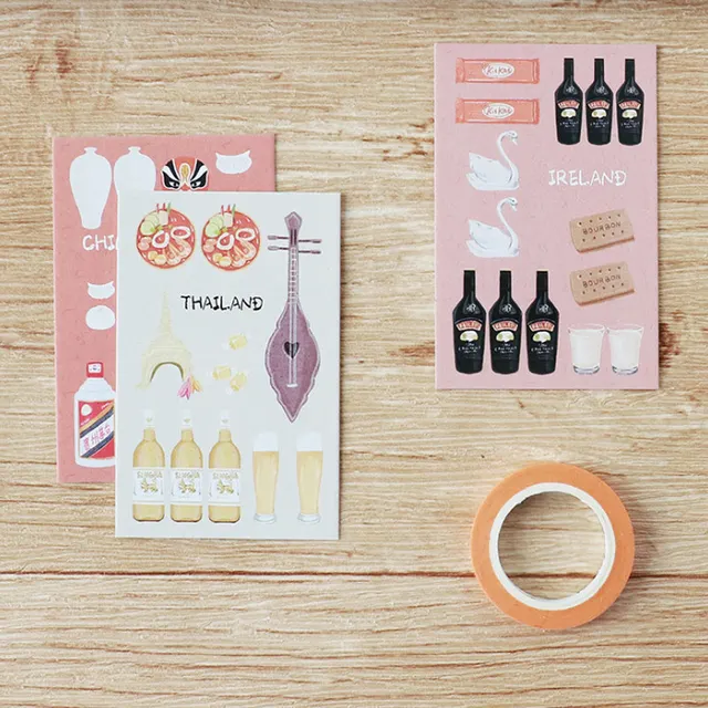28 pcs/box All over world Little thing Mini Lomo Card Valentine’s Day New Year Greeting Card Postcard Birthday Gift Message Card