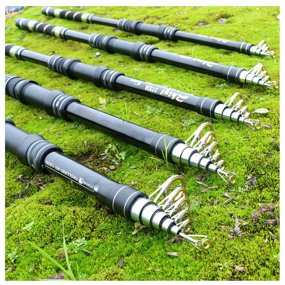 Josby Fibra Frp Vara de Pesca Telescópica 2.1-3.6m Hastes Mar Vara de Pesca Telescópica Spinning Pesca Pólo Curta 15 fibra 2.1-3.6m varas de mar curto vara