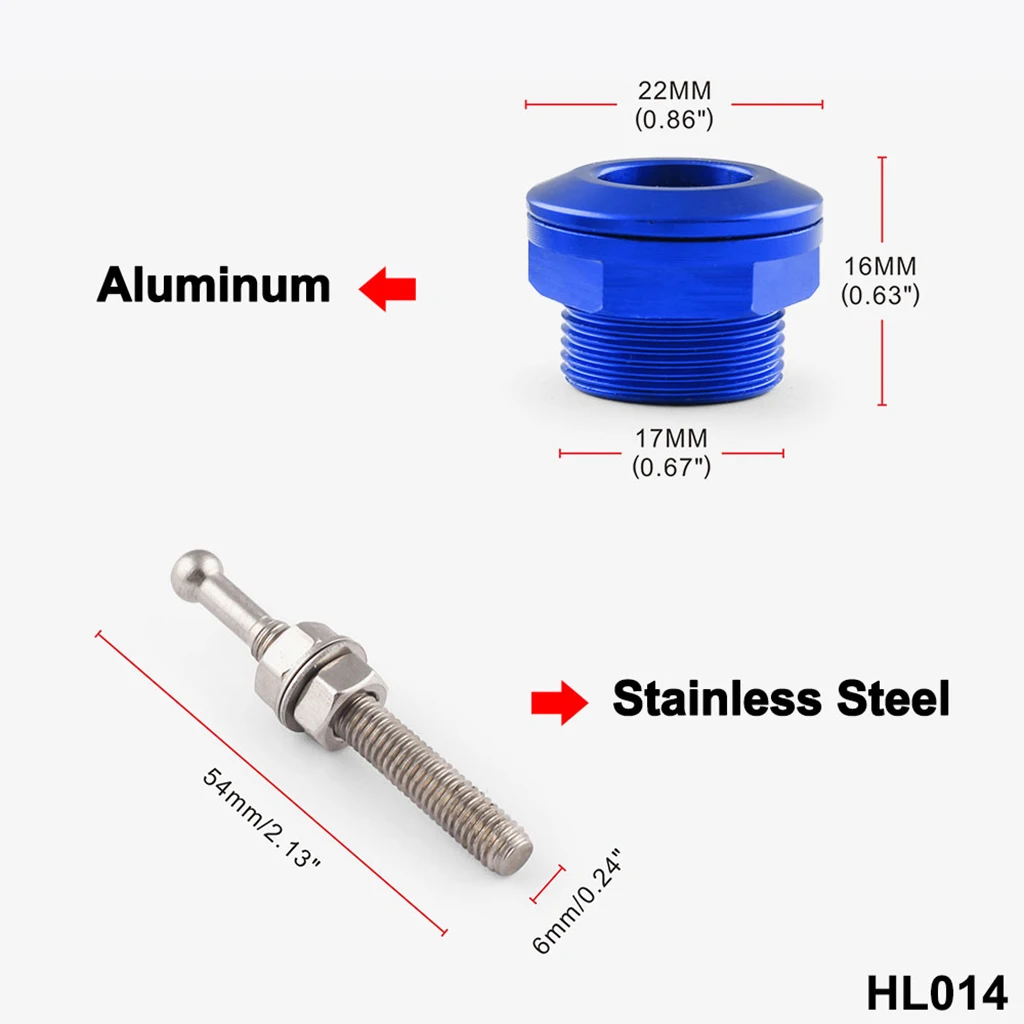 2019 New 22mm Universal Aluminum Push Button Quick Release Bonnet Hood Pins Lock Latch For Most Applications