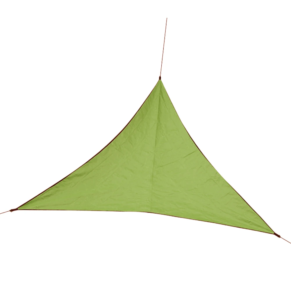 

Sun Shelter Waterproof Park Camp Canopy Sunshade Picnic Beach Awning With Hanging Ring Travel Triangle Outdoor Garden