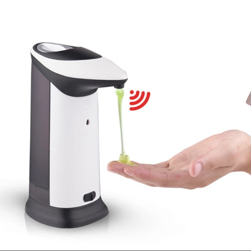 

ABS Automatic Liquid Soap Dispenser Electroplated Smart Sensor Disinfectant Without Touch Dispenser For Bathroom Kitchen 420 Ml