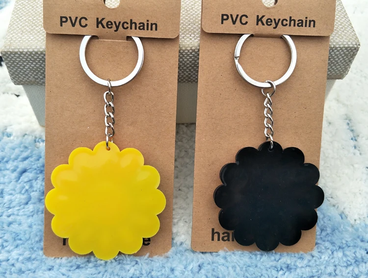 IVYYE 1 шт. красочный Подсолнух аниме-брелок для ключей ПВХ Рисунок брелок милые игрушки брелок для ключей подарок на день рождения унисекс Новинка