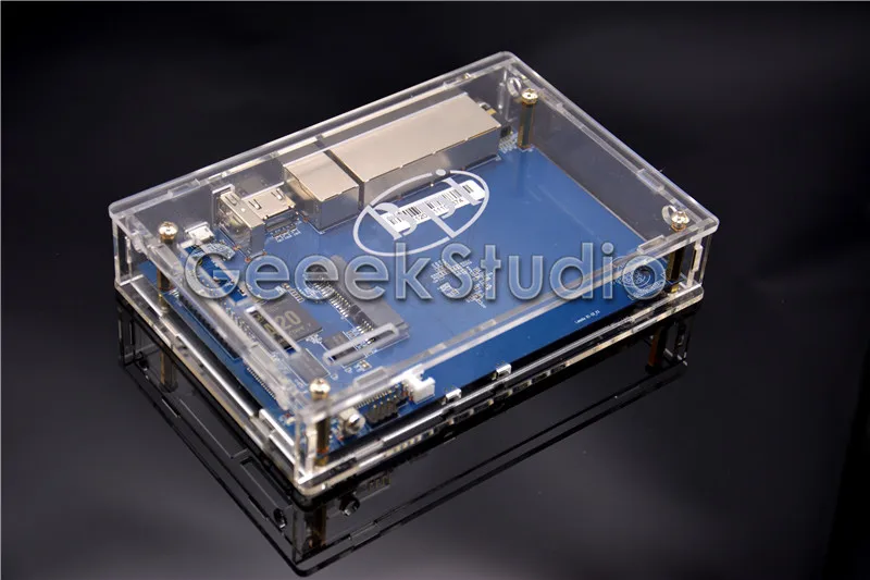 

Banana Pi R1 BPI-R1 Smart Home Open-Source Wireless Router + Transparent Acrylic Case Enclosure Shell Cover