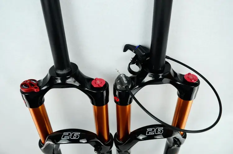 Велосипедная воздушная вилка 2" 27,5" 29 дюймов ER 1-1/" " MTB горный велосипед подвесная вилка воздушная устойчивость масло демпфирования линии блокировки для ov