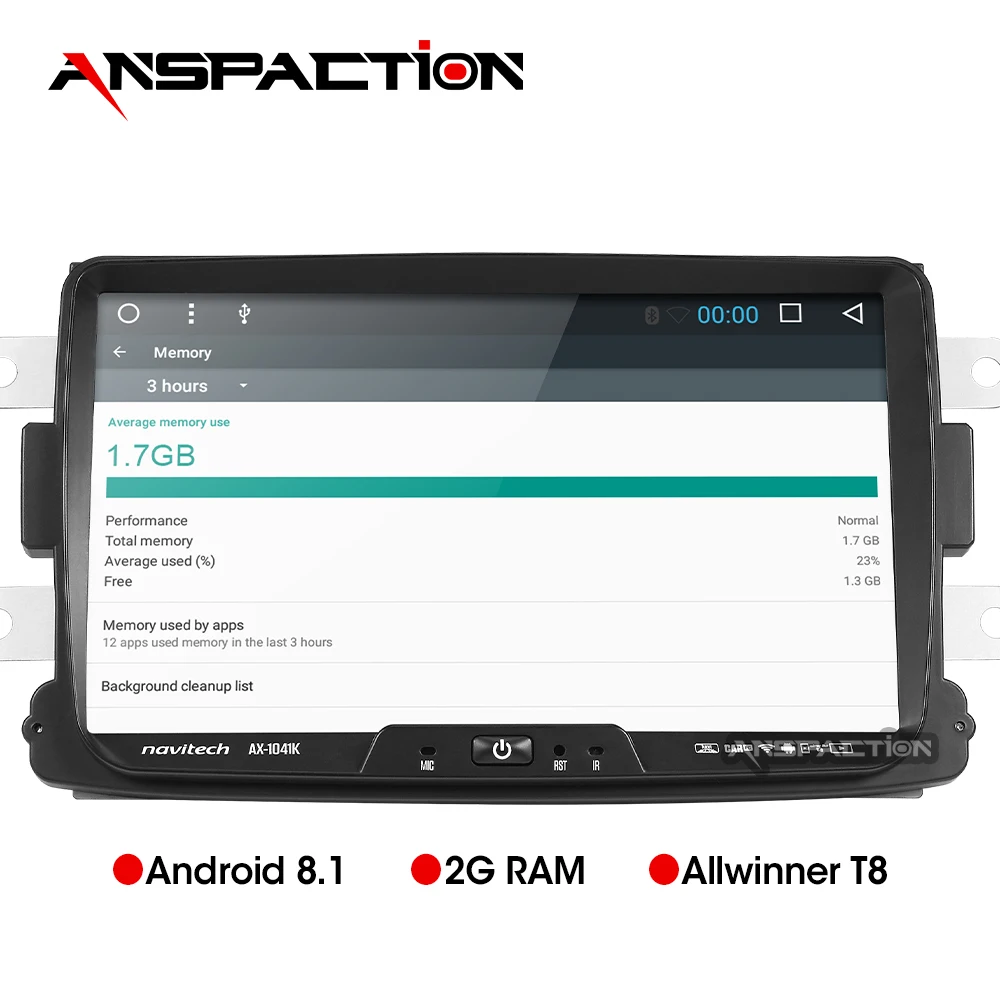 

Car Multimedia player Android 8.1 Automotivo 2 Din For Dacia/Sandero/Duster/Renault/Captur/Lada/Xray 2/Logan 2 GSP RAM 2G