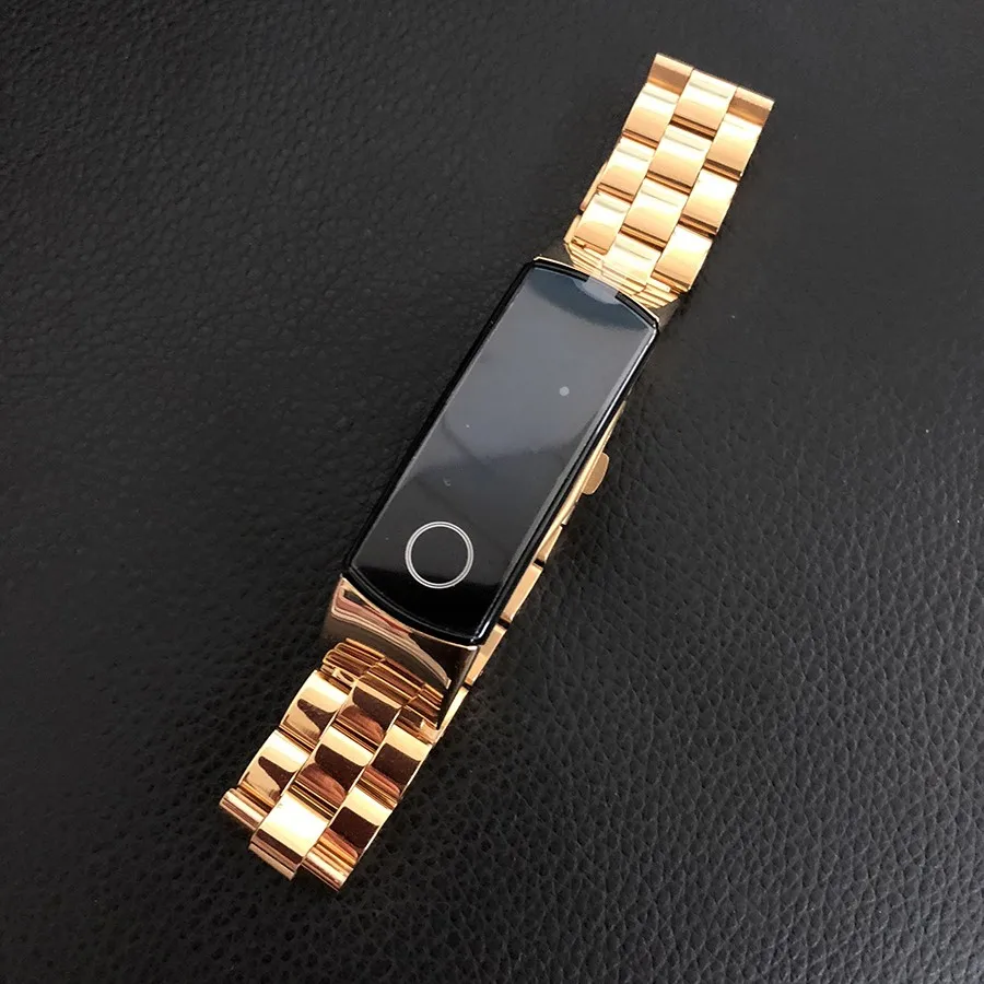 Ремешок из нержавеющей стали для Huawei Honor Band 4 металлический сменный ремешок