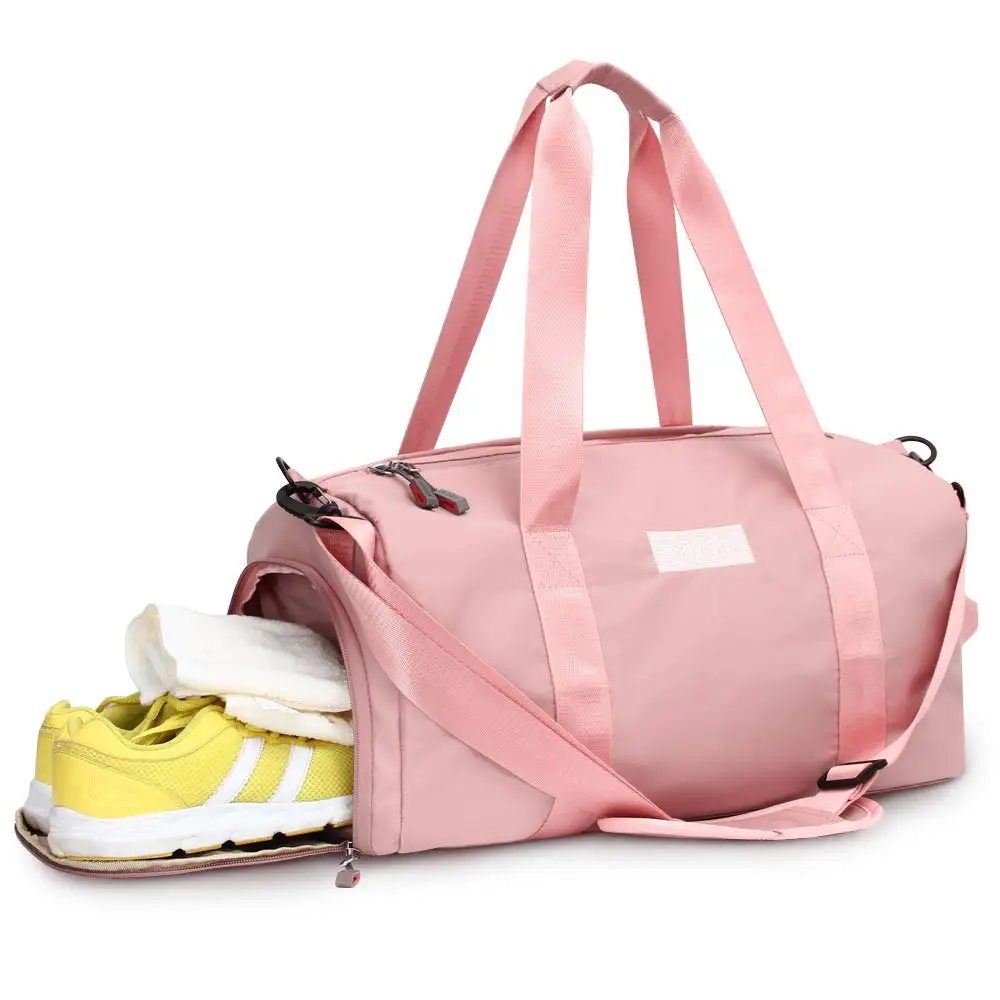 

20-35L Sports Gym Bag with Wet Pocket & Shoes Compartment Waterproof Swim Overnight Travel Duffel Bag for Women and Men