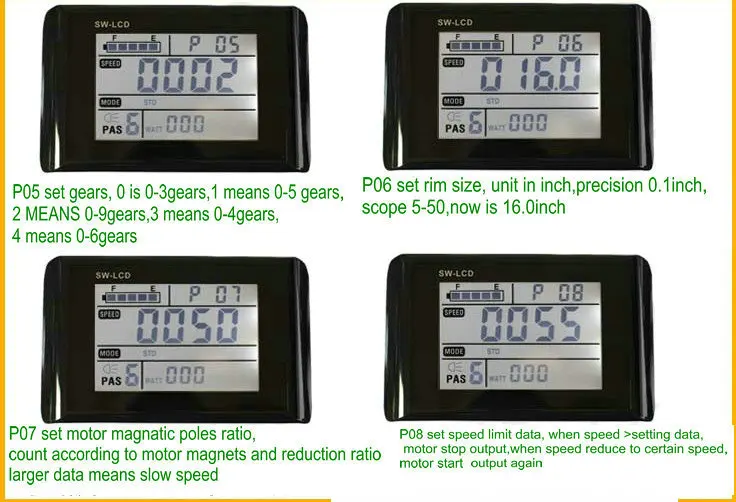 W900 DISPLAY setting 2