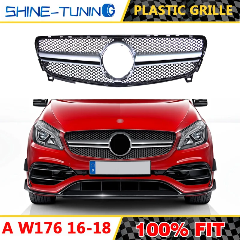 

Front grille suitable for NEW A class W176 Grille A180 A200 A260 A45 2016+ W176 Grille without emblem
