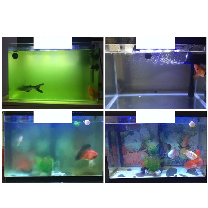 Aquarium UV Sterilizer Ultraviolet Germicidal lamp, UV lamp light to Remove Algae + Deodorize