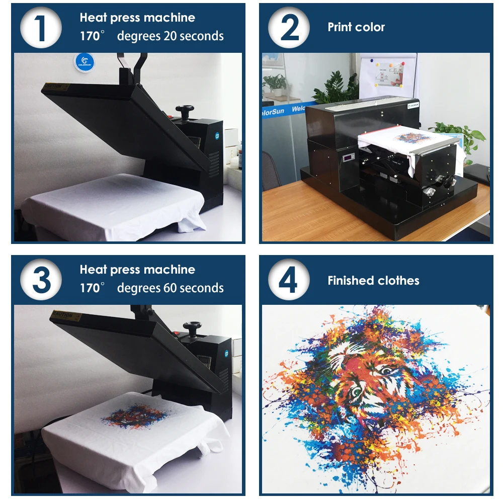 Обновленный автоматический A3 планшетный принтер a3 принтер для печати на футболках для футболки принтер для печати на одежде печать на темном и светлом цвете 6 цветов