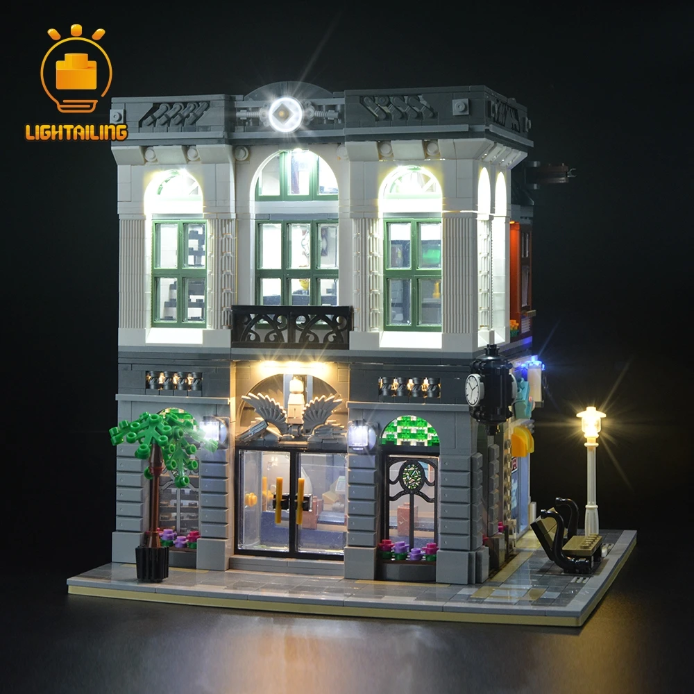 Светильник, светодиодный светильник, Набор для создания кирпичного банка, светильник, набор, совместимый с 10251