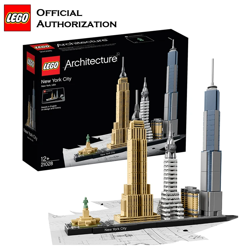 Строительные блоки серии Lego Architecture красивые городские знаковые строительные