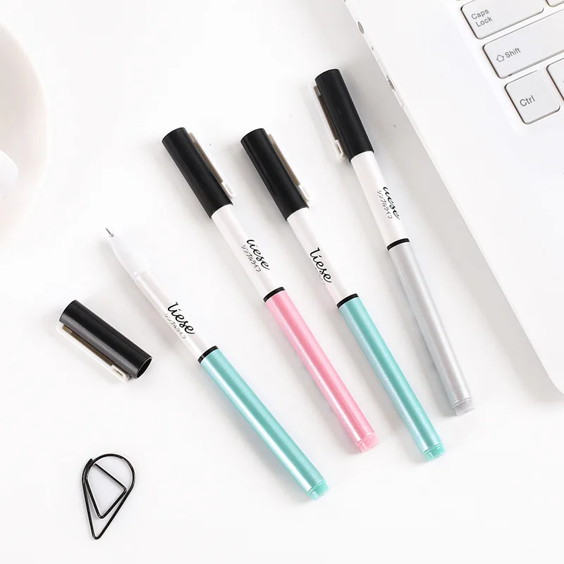 

Simple full needle gel pen student 0.5mm black pen office signing pen Student stationery