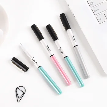 

Simple full needle gel pen student 0.5mm black pen office signing pen Student stationery