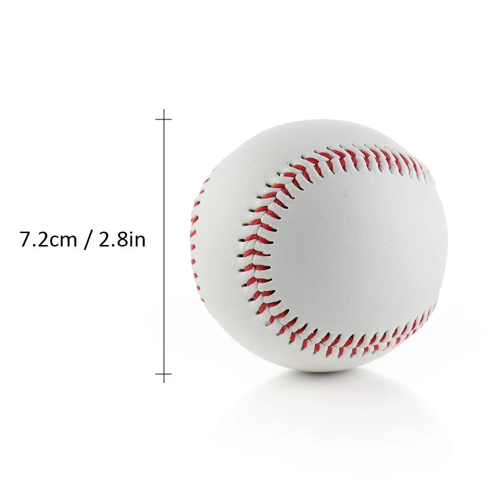 Универсальный ручной Бейсбол s хорошего качества 9 PU Бейсбольный тренировочный мяч мягкий наполнение боевой мяч тренировочное Упражнение Бейсбол Мячи