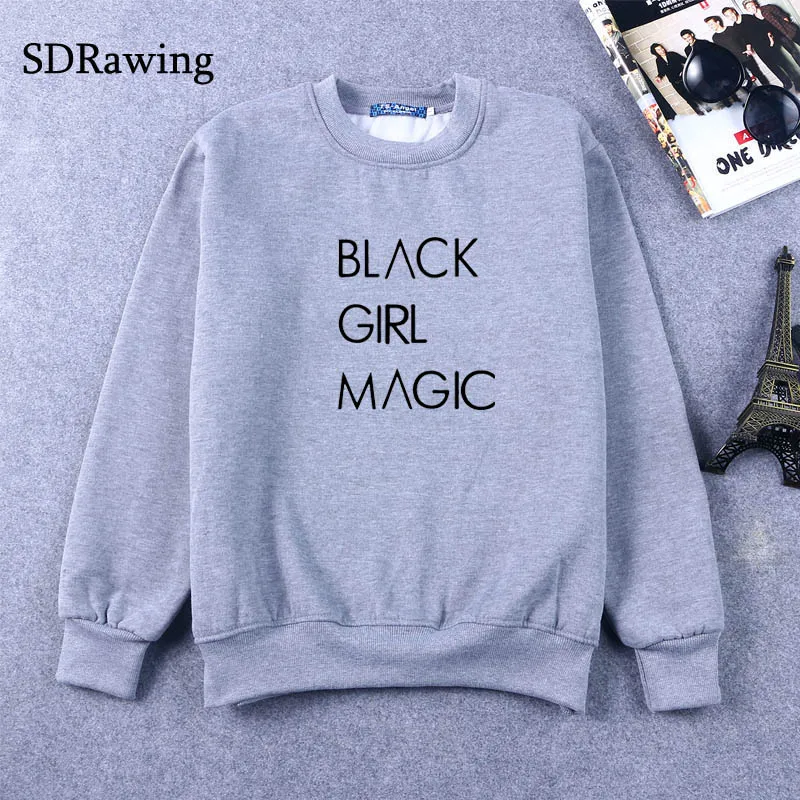 BLACK GIRL MAGIC Letters Print Women Sweatshirts Casual Funny Sweatshirts For Lady Girl Top Sweatshirts Hipster Drop Ship BLACK GIRL MAGIC Letters Print Women Sweatshirts Casual Funny Sweatshirts For Lady Girl Top Sweatshirts Hipster Drop Ship