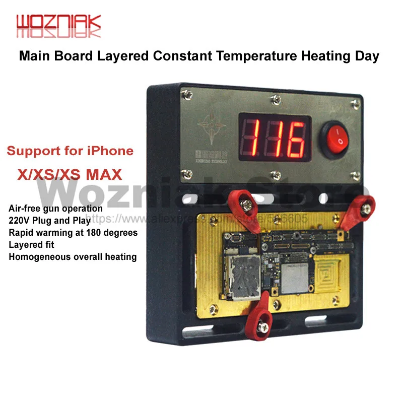 

220V Constant Temperature Heating Table For IPHONE X XS MAX mainboard Layered Dismantling and Welding Platform