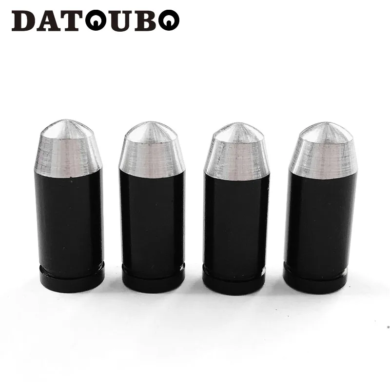 DATOUBO 4 pcs Bullet Aluminum Novelty Car Tire Valve Cap Bicycle Wheel