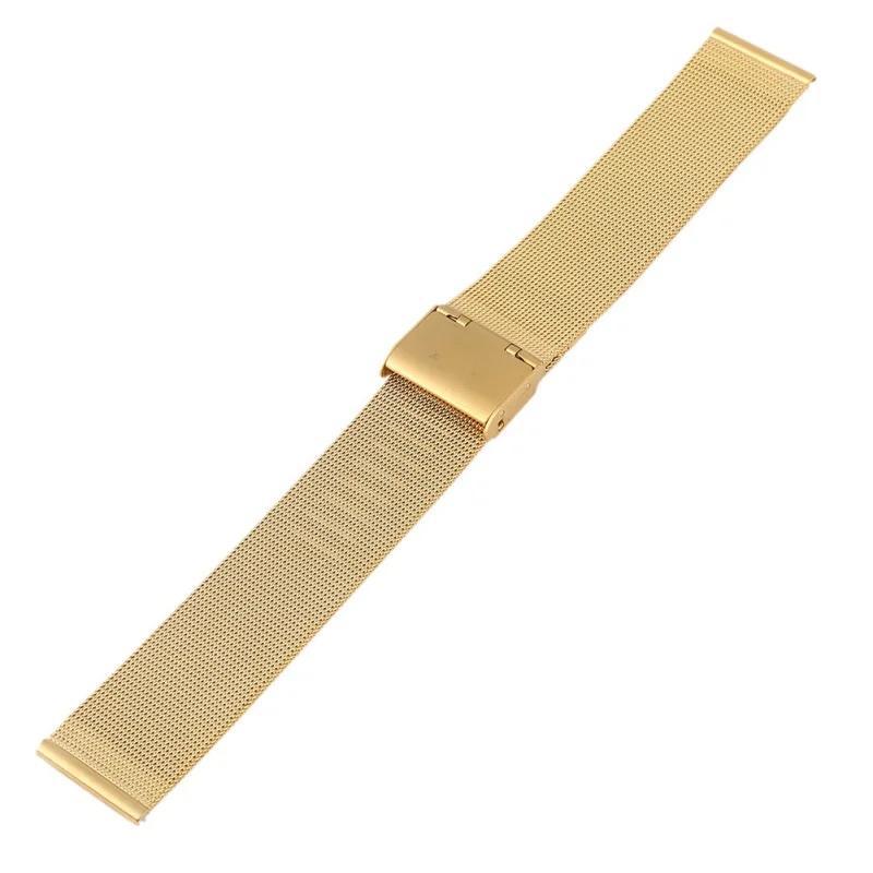 12-24 мм универсальный металлический Миланский ремешок из нержавеющей стали ремешок для часов черный розовый Золотой Серебряный