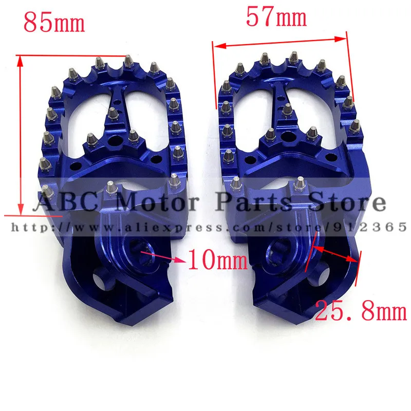 Заготовка ЧПУ подножки педали опирается на KTM EXC SX SXF XC XCW EXCF EXCW XCFW MX шесть дней 65 85 125 250-530 MX эндуро