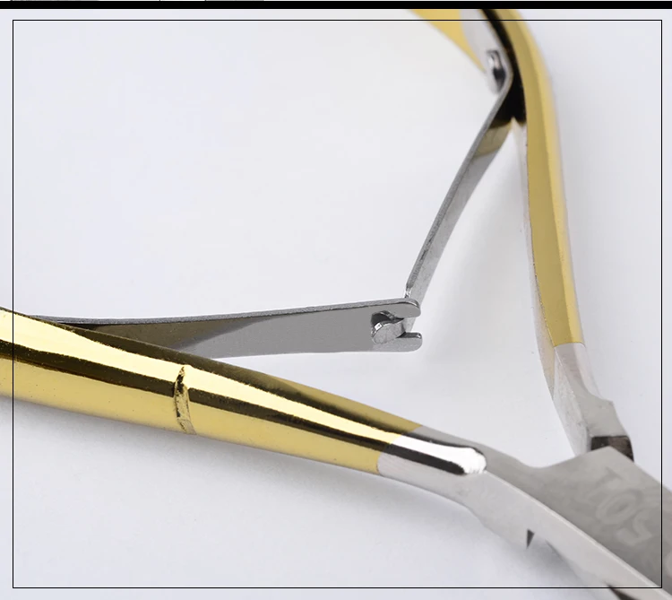 Mezzling Высокое качество золото дизайн ногтей клипер триммер кутикулы ножницы резак маникюрные инструменты