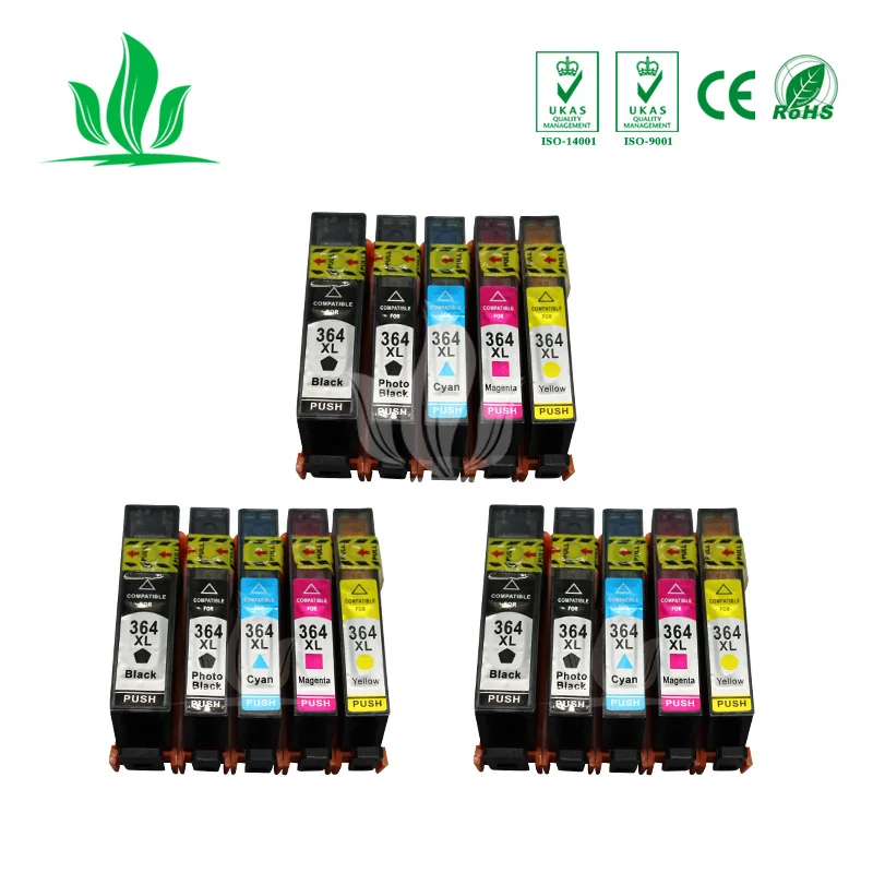 

3sets 364xl Compatible hp364 XL Ink Cartridge for HP Photosmart 5520 5524 6510 6520 3070A 3520 3522 4620
