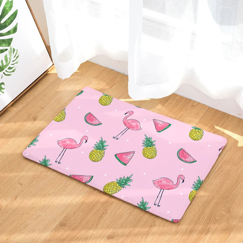 Laiwu 3d ковер с рисунком фламинго для спальни, дома, гостиной, коврики с мультяшным принтом на заказ