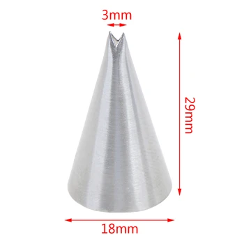

1pcs Leaves Nozzles Stainless Steel Icing Piping Nozzles Tips Pastry Tips For Cake Decorating Pastry Fondant Tools