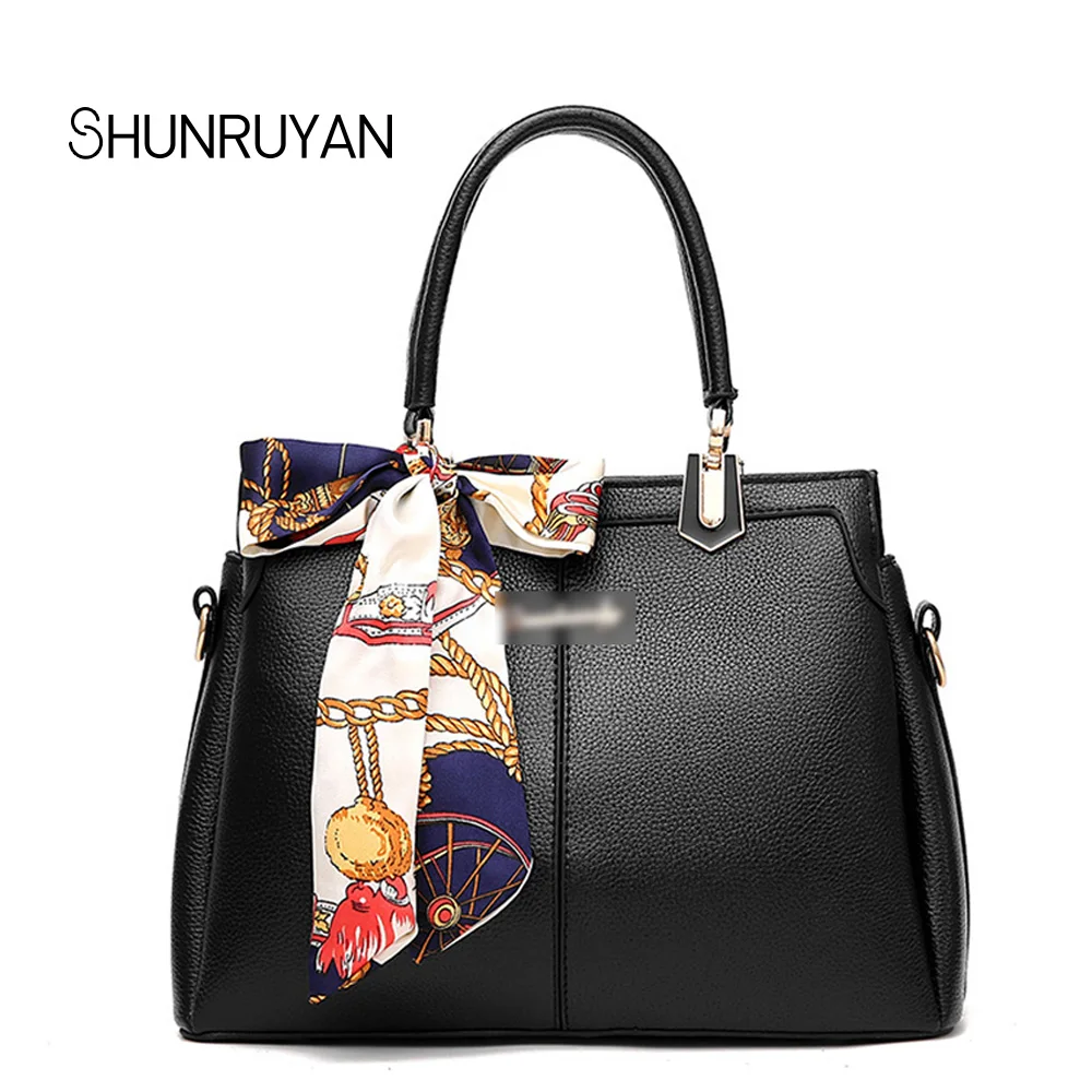 

SHUNRUYAN New Arrival PU Leather Handbags Casual Women Shoulder Bag Designers Ladies Hand Bags Simple Style Crossbody Bags