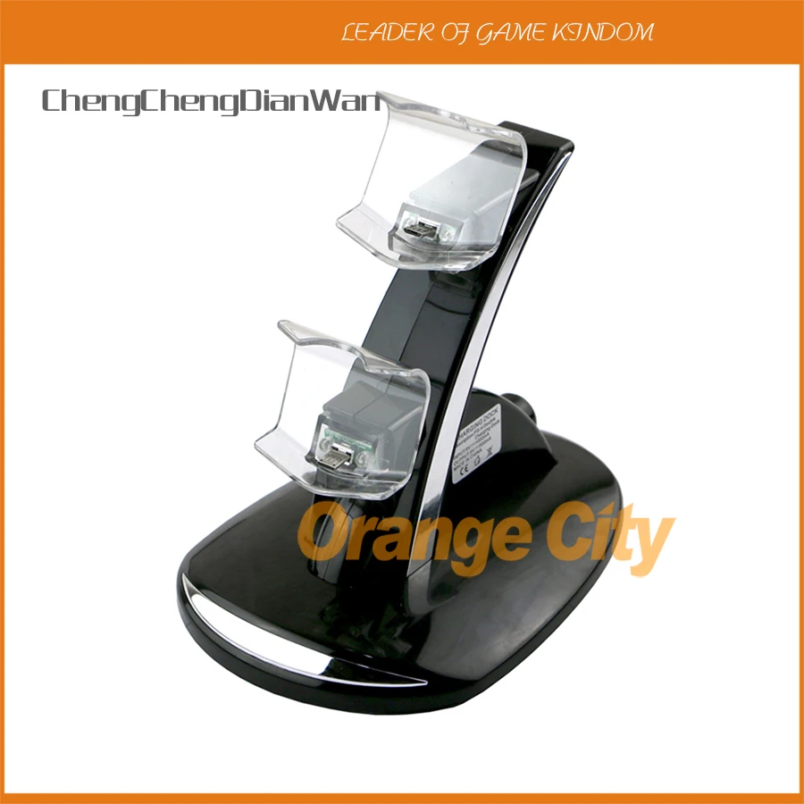 Chengchengdianwan Dual Usb Charge Dock Per Playstation 4 Controller Gamepad Maniglia Culla Doppio Caricatore Di Ricarica Per Ps4