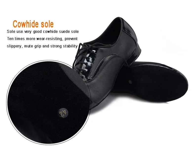 20161228_162520_042Professional Dance Shoes Brand Man Sports Latin Shoes Genuine Leather Upscale Fitness Breathable Adult Boy Social Sneakers 8001